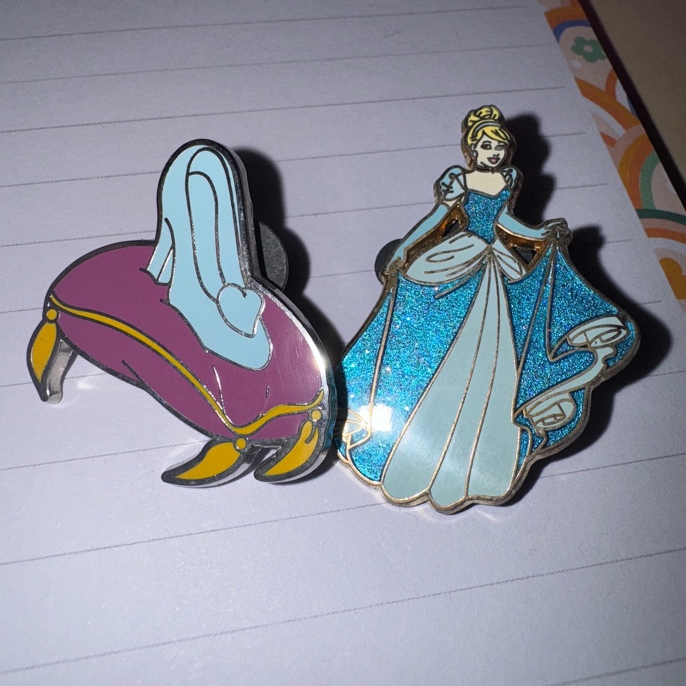 Cinderella Enamel Disney Pin Set